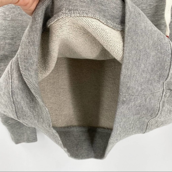 NEW J. Crew Garment Dyed V-Neck Hoodie Sweatshirt - Picture 12 of 13